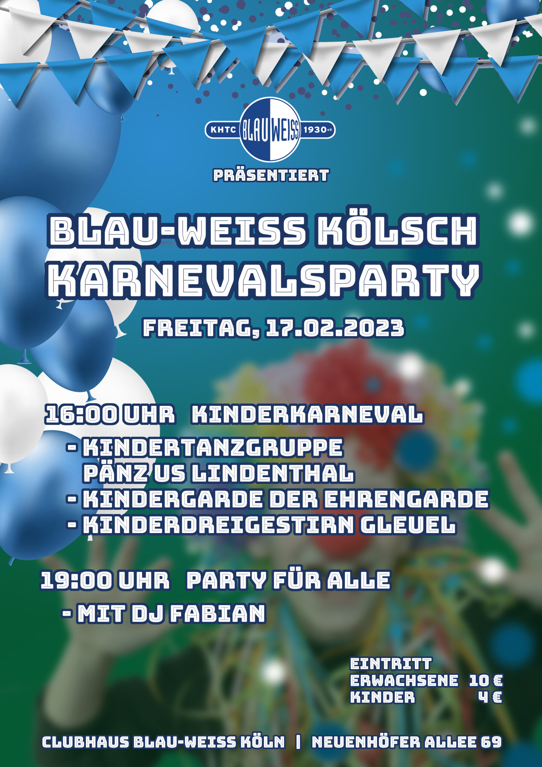 Karnevalsparty Am 17022023 Kölner Htc Blau Weiss 1930 Ev 1290